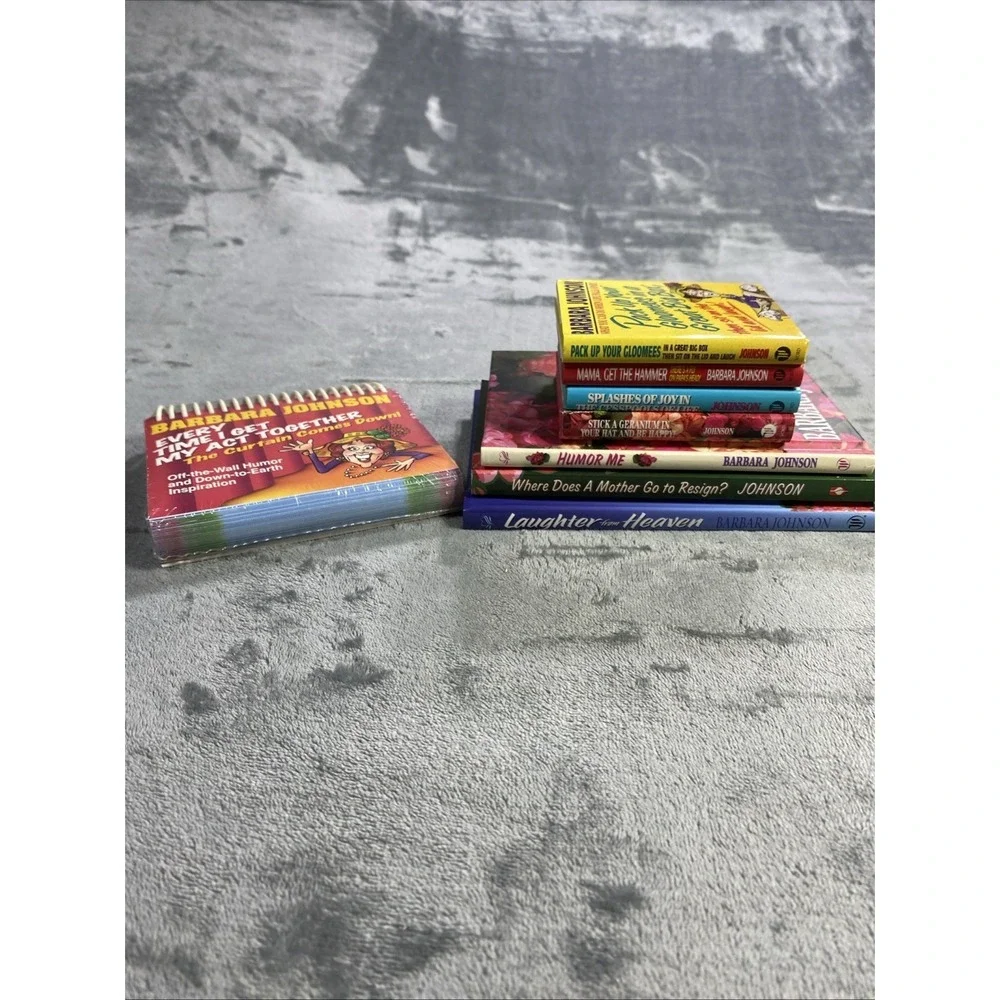 Barbara Johnson Books/Mini Lot of 8 HB/PB Christian Humor Geranium Lady Religion